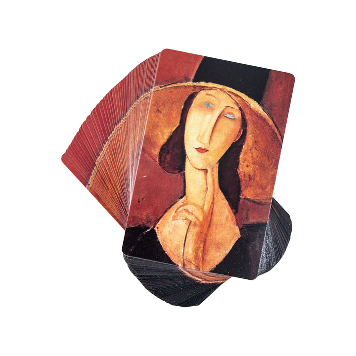 JAVIER Modigliani - Baraja de Cartas Inglesa de 52 Naipes en Estuche Metálico