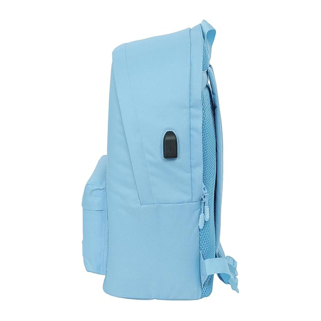 SAFTA - Mochila Doble Para Portatil 15.6" Munich. Azul