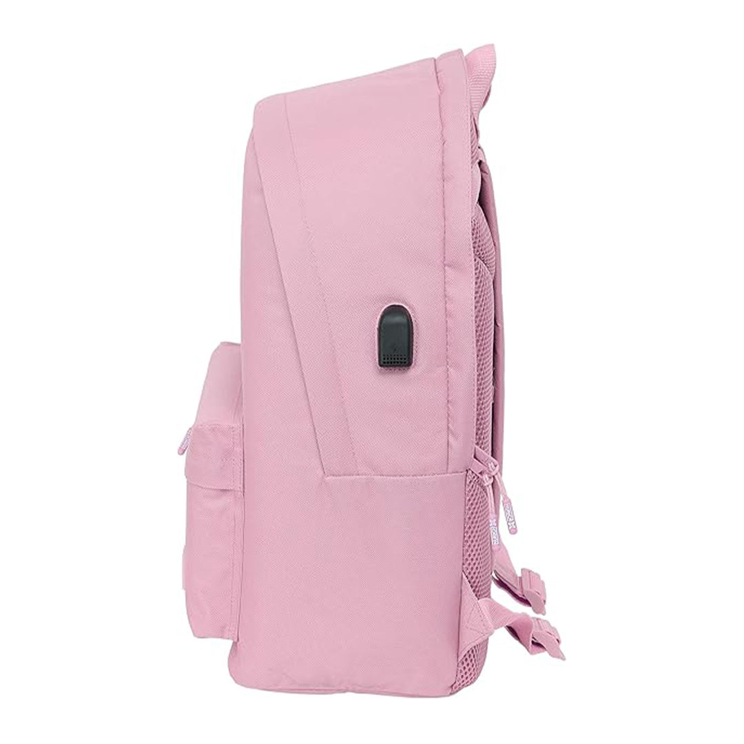 SAFTA - Mochila Doble Para Portatil 15.6" Munich. Rosa