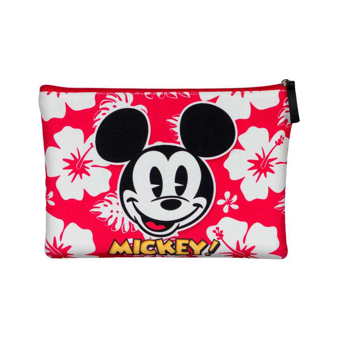 KARACTERMANIA - Bolsa de Playa Soleil con Neceser de Regalo. Mickey Mouse Hawaii