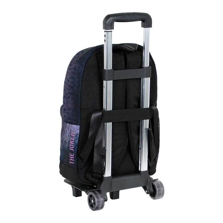 Karactermania - Carro Trolley Negro para Mochilas Escolares con 2 ruedas y Tirador Telescópico