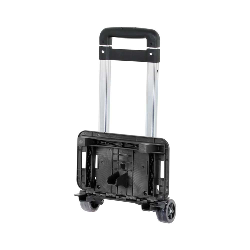 Karactermania - Carro Trolley Negro para Mochilas Escolares con 2 ruedas y Tirador Telescópico