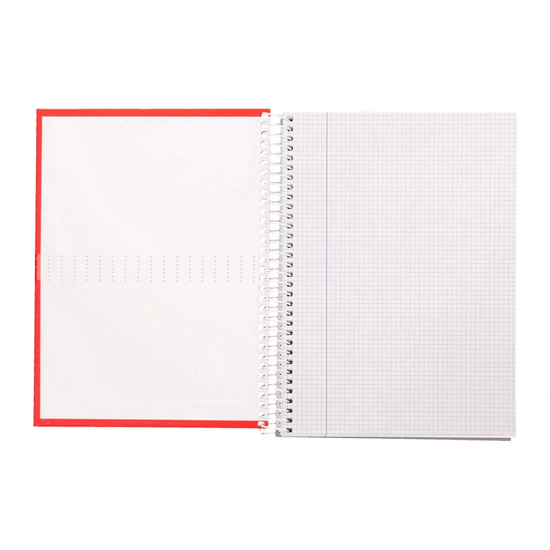 LIDERPAPEL - Cuaderno Espiral A5 con Margen 80h 90gr. Color Surtido