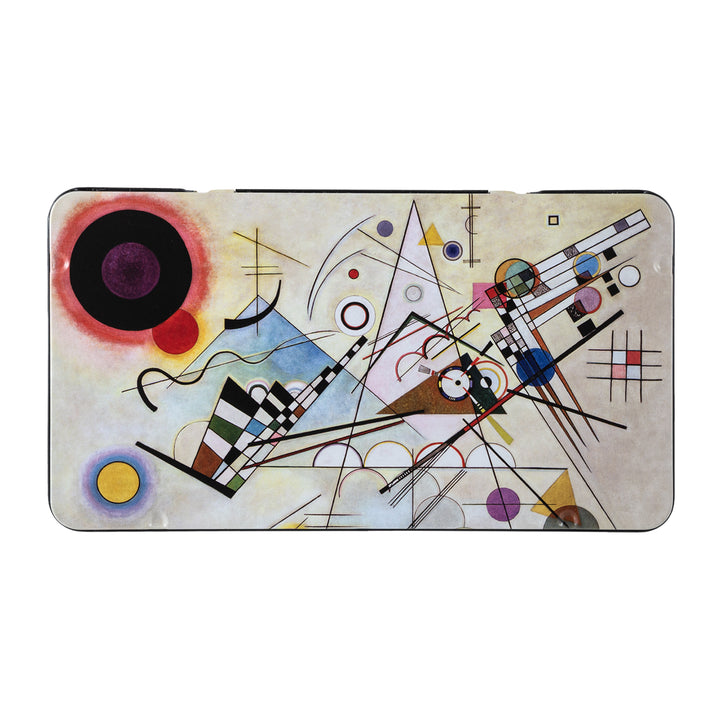 JAVIER Kandinski - Caja Metálica con 12 Lápices de Colores de Doble Punta