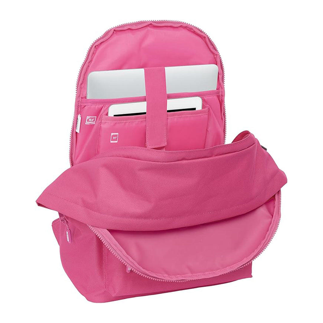 SAFTA - Mochila Doble Para Portatil 15.6" Munich. Fucsia