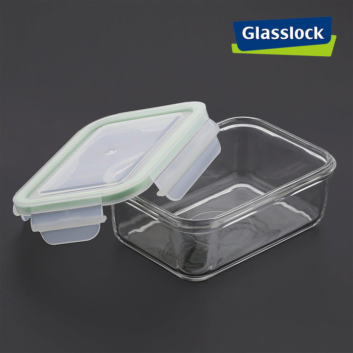 Glasslock Classic Set de 3 Contenedores Herméticos Rectangulares de Vidrio