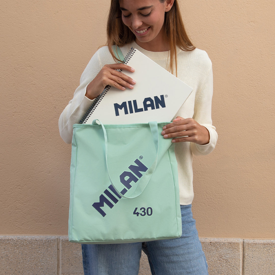 MILAN - Bolso Shopper Multiusos Lunchbag 7.5 L. Colección 430 since 1918. Rosa