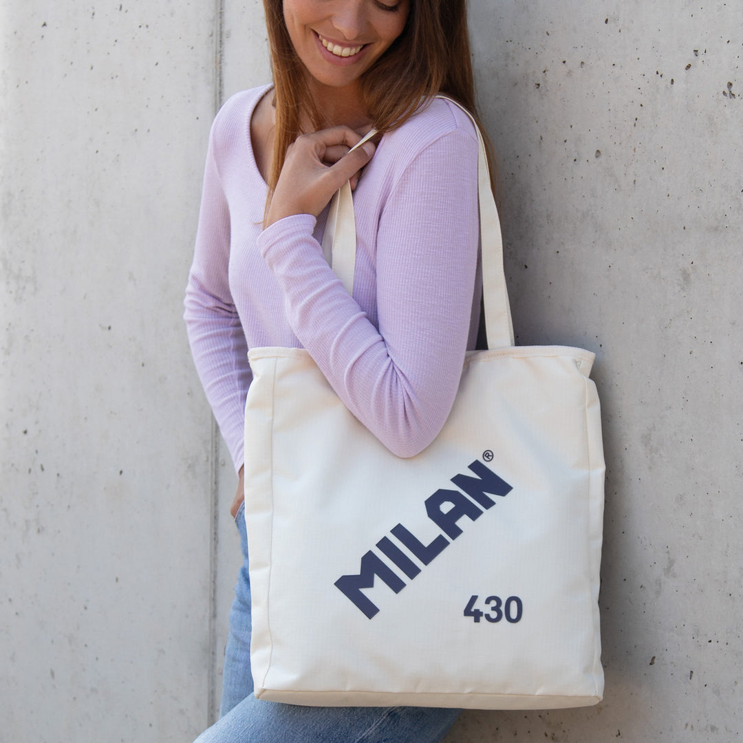 MILAN - Bolso Shopper Multiusos Lunchbag 7.5 L. Colección 430 since 1918. Rosa