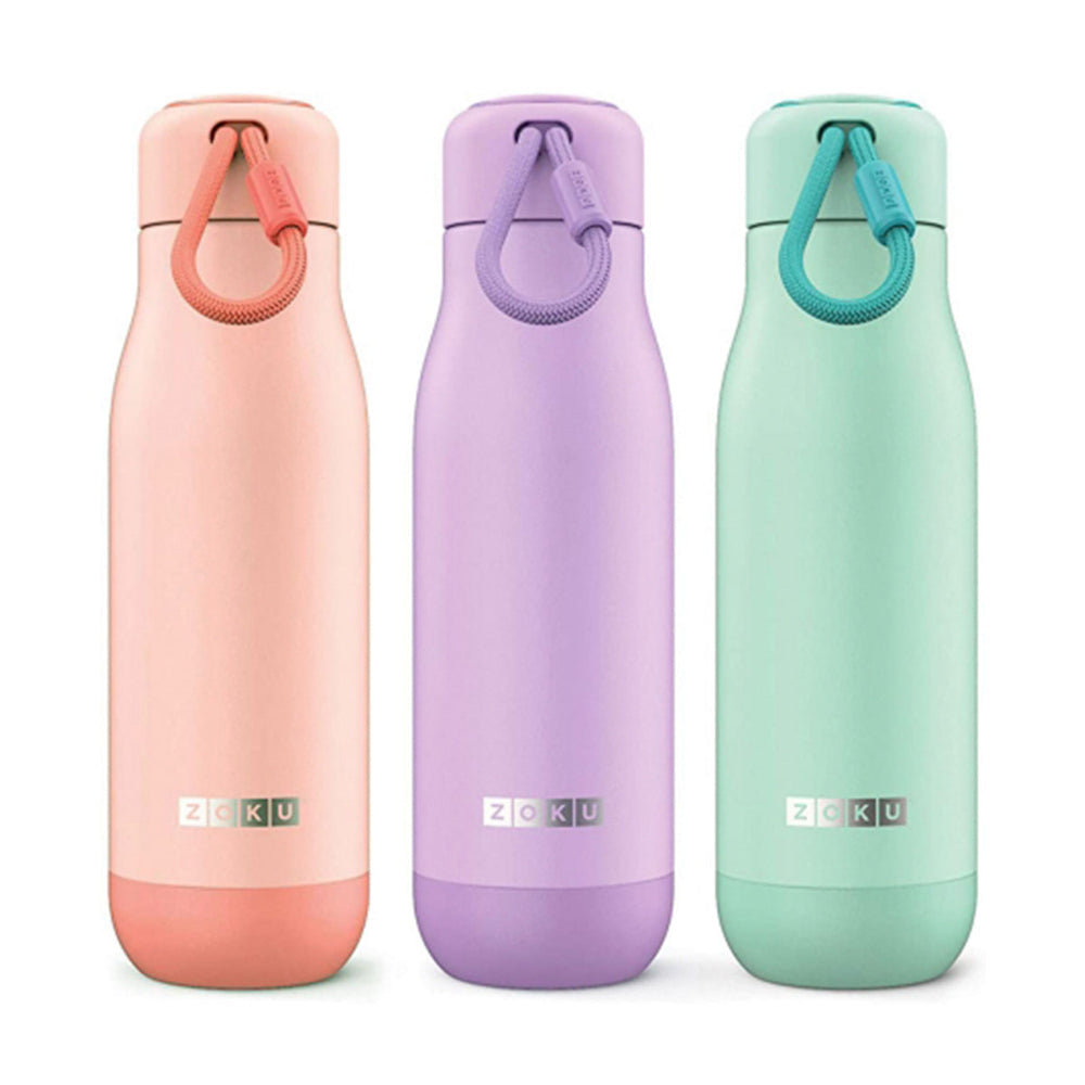 ZOKU PC - Botella Térmica de 0.35L en Acero Inoxidable de Doble Pared