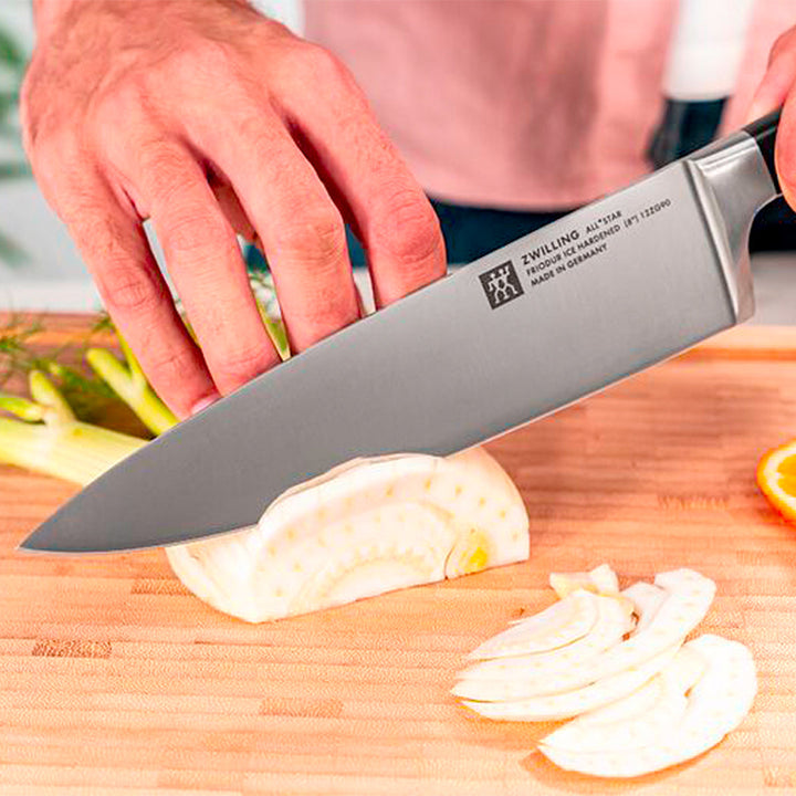 ZWILLING Gourmet - Juego de 2 Cuchillos de Cocina Multiusos en Acero Inoxidable FRIODUR