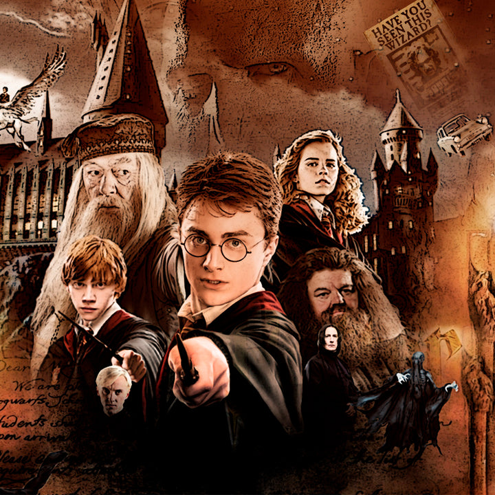 ColePack Harry Potter - Estuche Triple de 2 Cremalleras con Material Escolar. Magic Animals