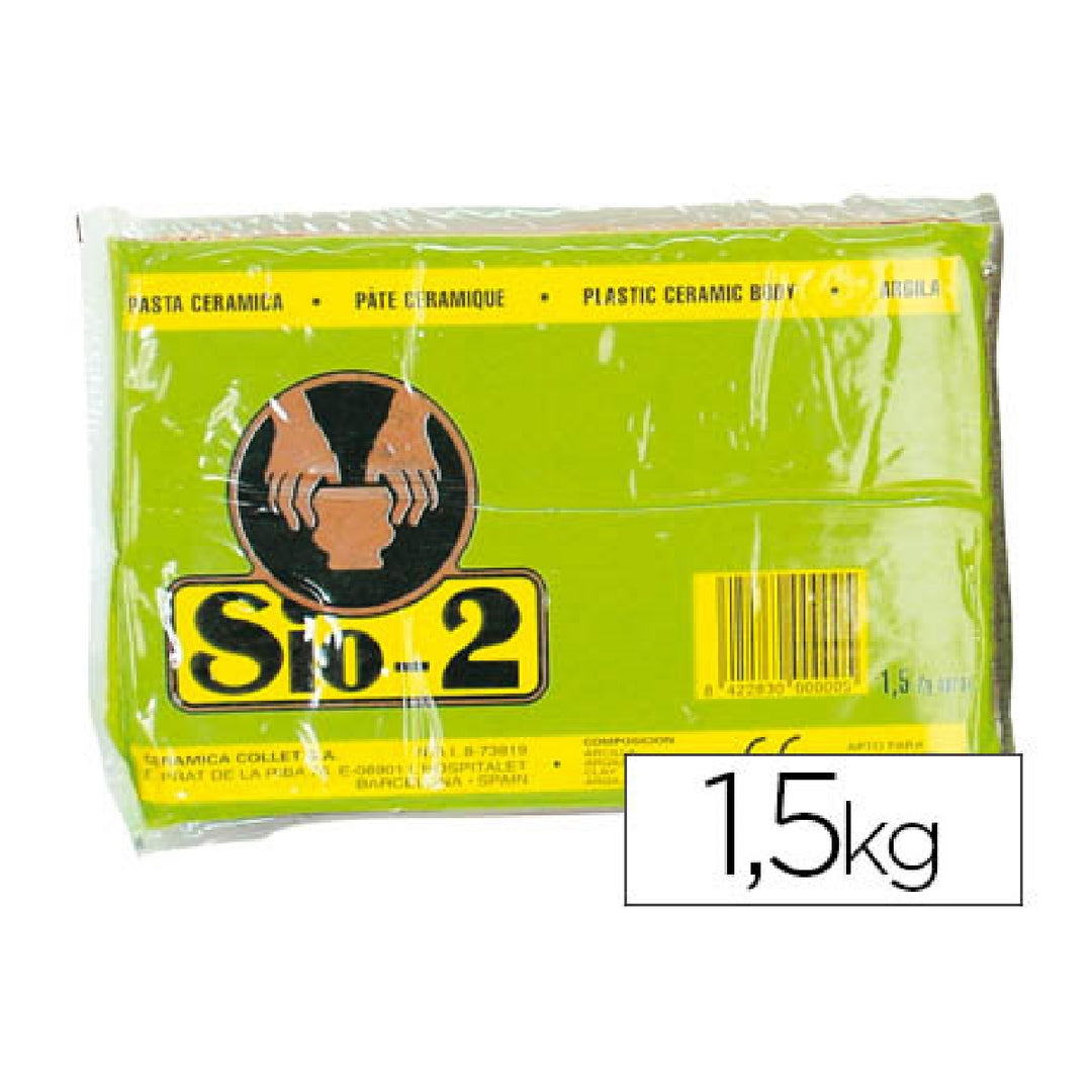 SIO-2 - Arcilla Argila Sio-2 Color Rojo Paquete de 1.5 KG