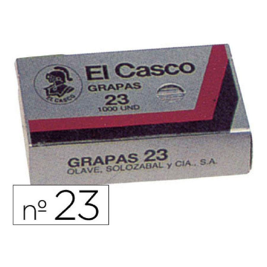 EL CASCO - Grapas el Casco Nº23 Caja de 1000 Unidades