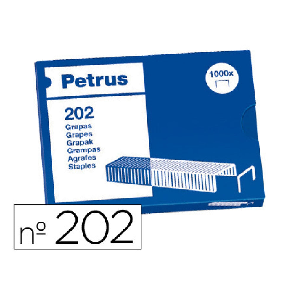 PETRUS - Grapas Petrus Bambina no202 Caja de 1000 Unidades