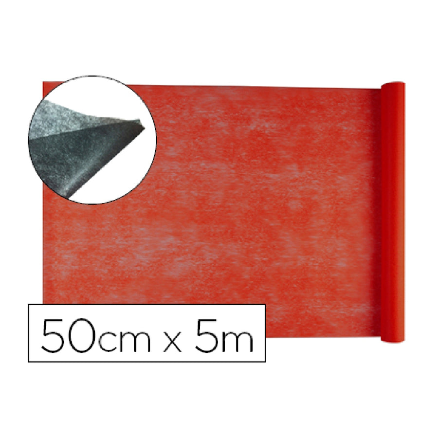 LIDERPAPEL - Tejido Sin Tejer Liderpapel Terileno 25 G/M2 Rollo de 5 mt Rojo