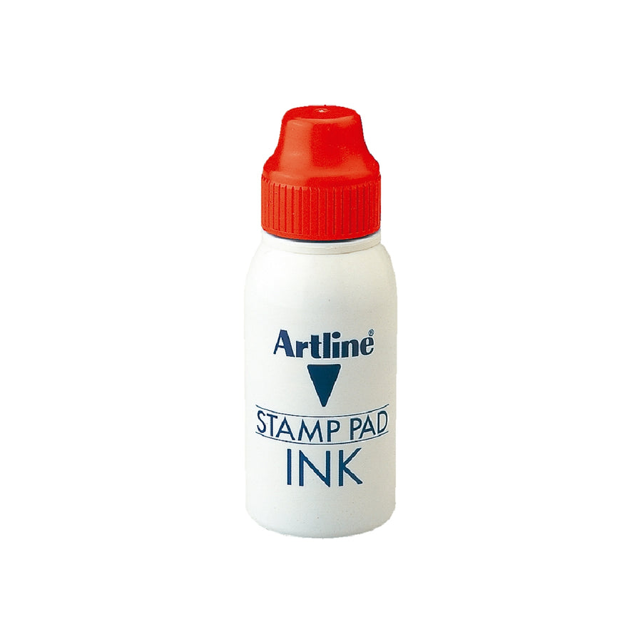 ARTLINE - Tinta Tampon Artline Roja Bote 50 CC