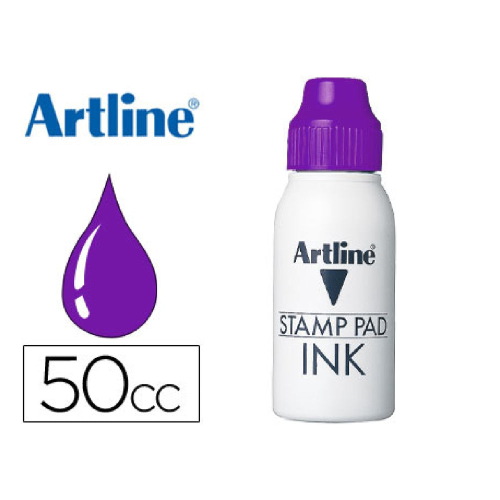 ARTLINE - Tinta Tampon Artline Violeta Bote 50 CC
