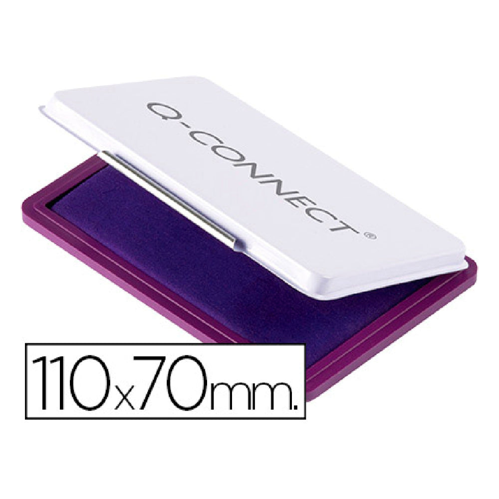 Q-CONNECT - Tampon Q-Connect Nº2 110x70 mm Violeta