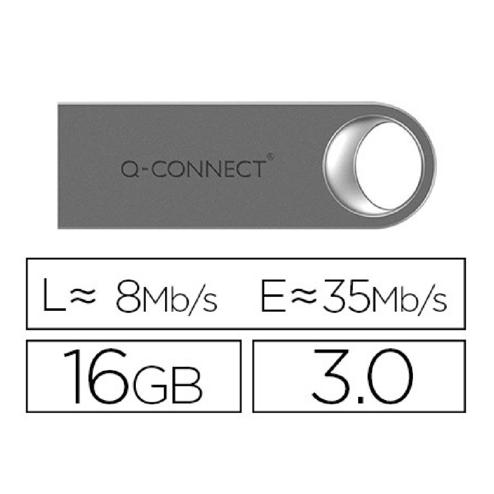 Q-CONNECT - Memoria Usb Q-Connect Flash Premium 16 GB 3.0