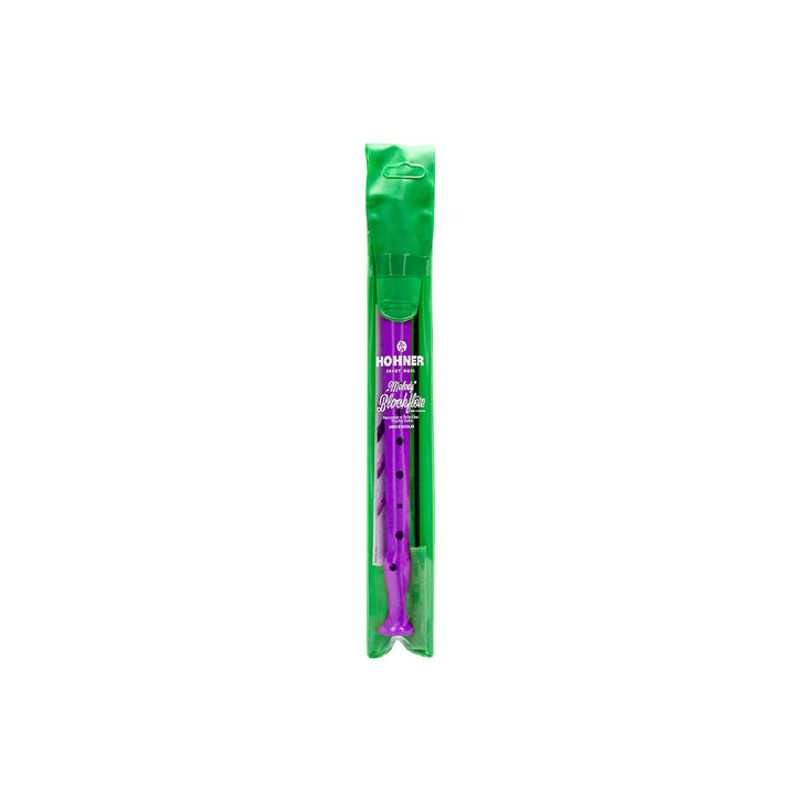 HOHNER - Flauta Hohner 9508 Color Violeta Funda Verde y Transparente