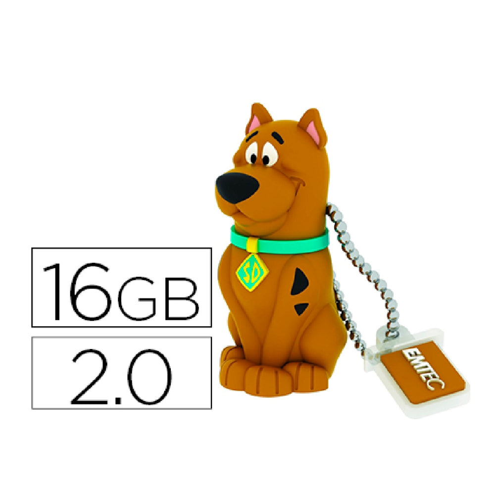 EMTEC - Memoria Usb Emtec Flash 16 GB 2.0 Scooby DOO