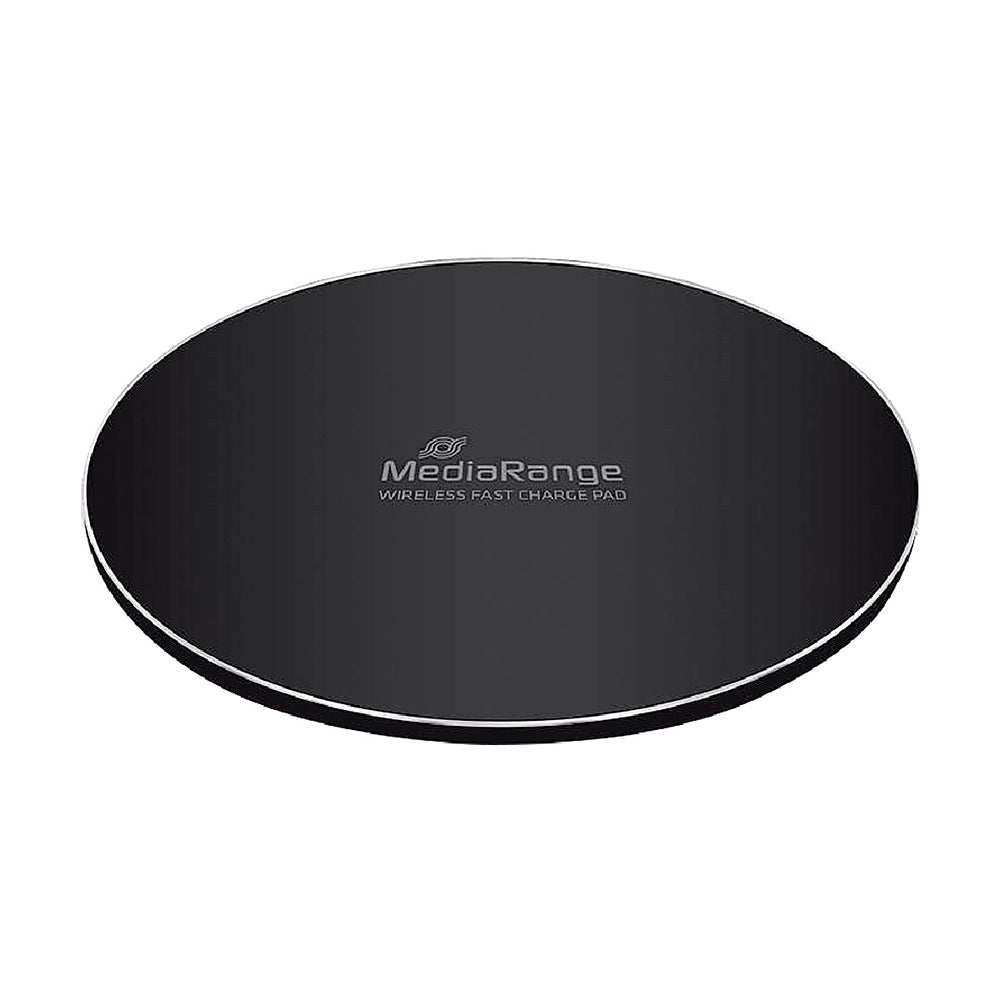 MEDIARANGE - Cargador Inalambrico Mediarange Para Smartphones Compatible Carga Rapida QI Color Negro