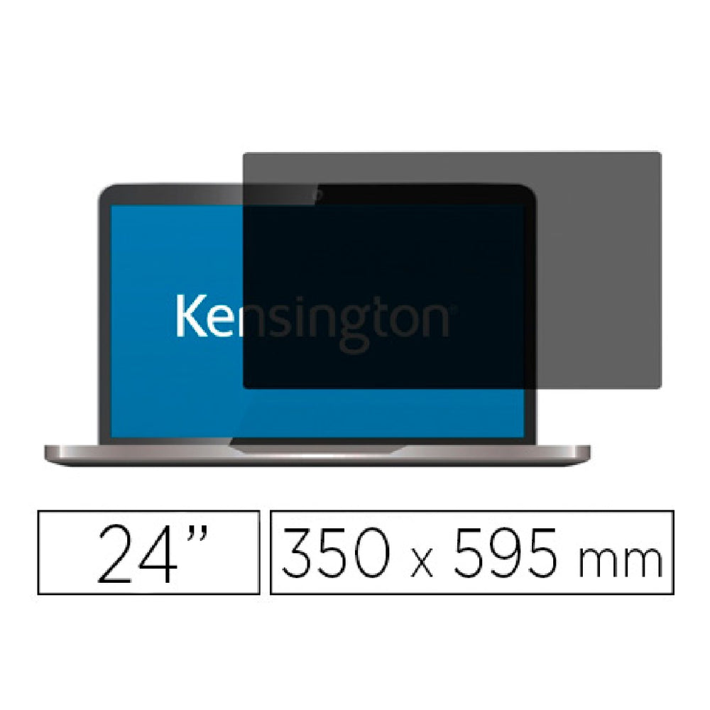 KENSINGTON - Filtro Para Pantalla Kensington Privacidad 24" Extraible 2 Vias Panoramico 16:9 350x595 mm