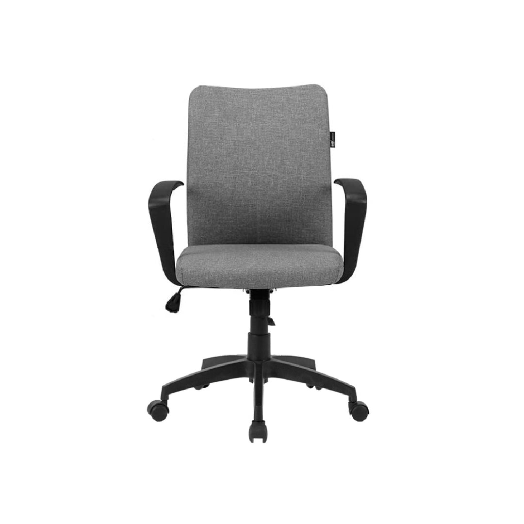 Q-CONNECT - Silla Giratoria Q-Connect Base Nylon Regulable en Altura 895+110mm Alto 580mm Ancho 550mm Profundidad Gris