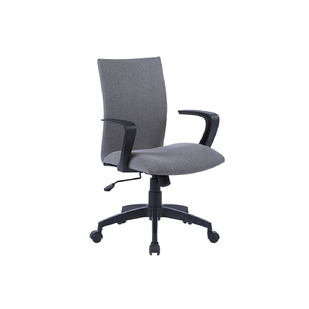 Q-CONNECT - Silla Giratoria Q-Connect Base Nylon Regulable en Altura 895+110mm Alto 580mm Ancho 550mm Profundidad Gris