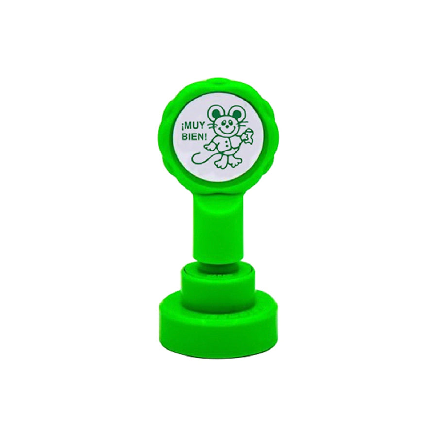 ARTLINE - Sello Artline Emoticono Muy Bien Color Verde 22 mm Diametro