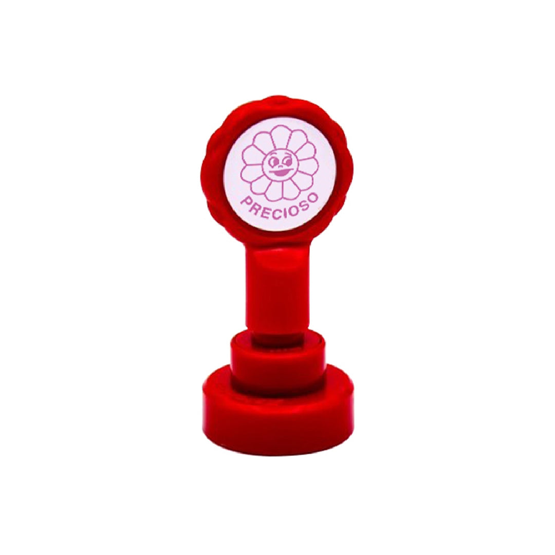 ARTLINE - Sello Artline Emoticono Precioso Color Rosa 22 mm Diametro