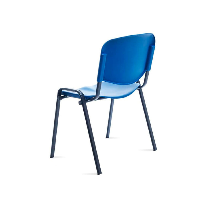ROCADA - Silla Rocada Confidente Estructura Metalica Respaldo y Asiento en Polimero Color Azul