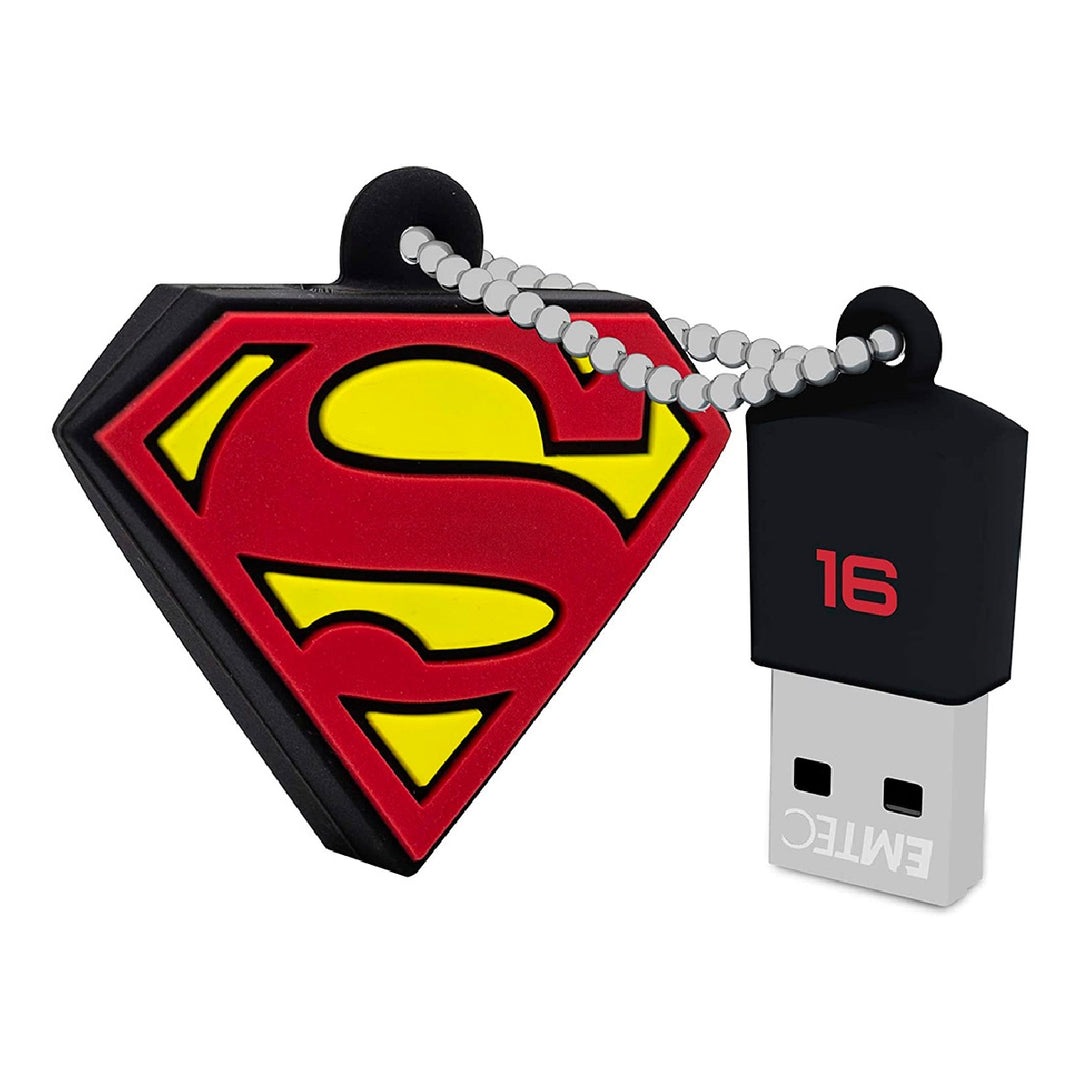 EMTEC - Memoria Usb Emtec Flash 16 GB Usb 2.0 Collector Superman