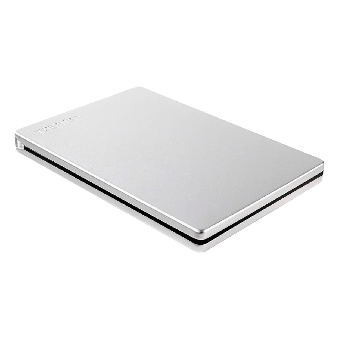 TOSHIBA - Disco Duro Externo Toshiba Canvio Slim Hdd 2.50" 5.000 Mbit/S Usb 3.0 1 TB Color Blanco