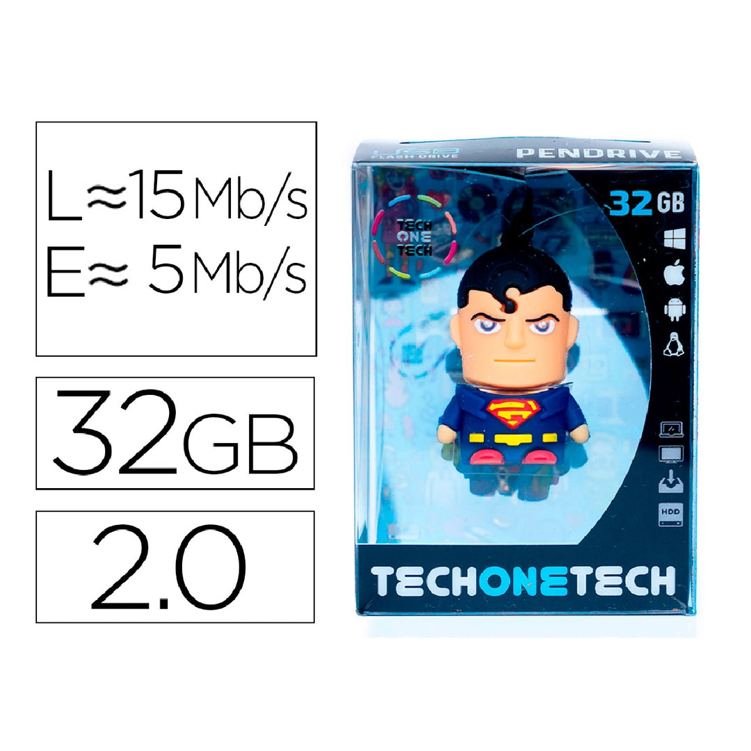 TECH ON TECH - Memoria Usb Tech ON Tech Super S 32 GB
