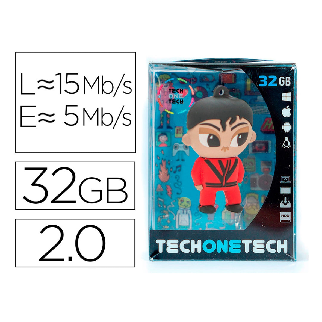 TECH ON TECH - Memoria Usb Tech ON Tech MJ Thriller 32 GB