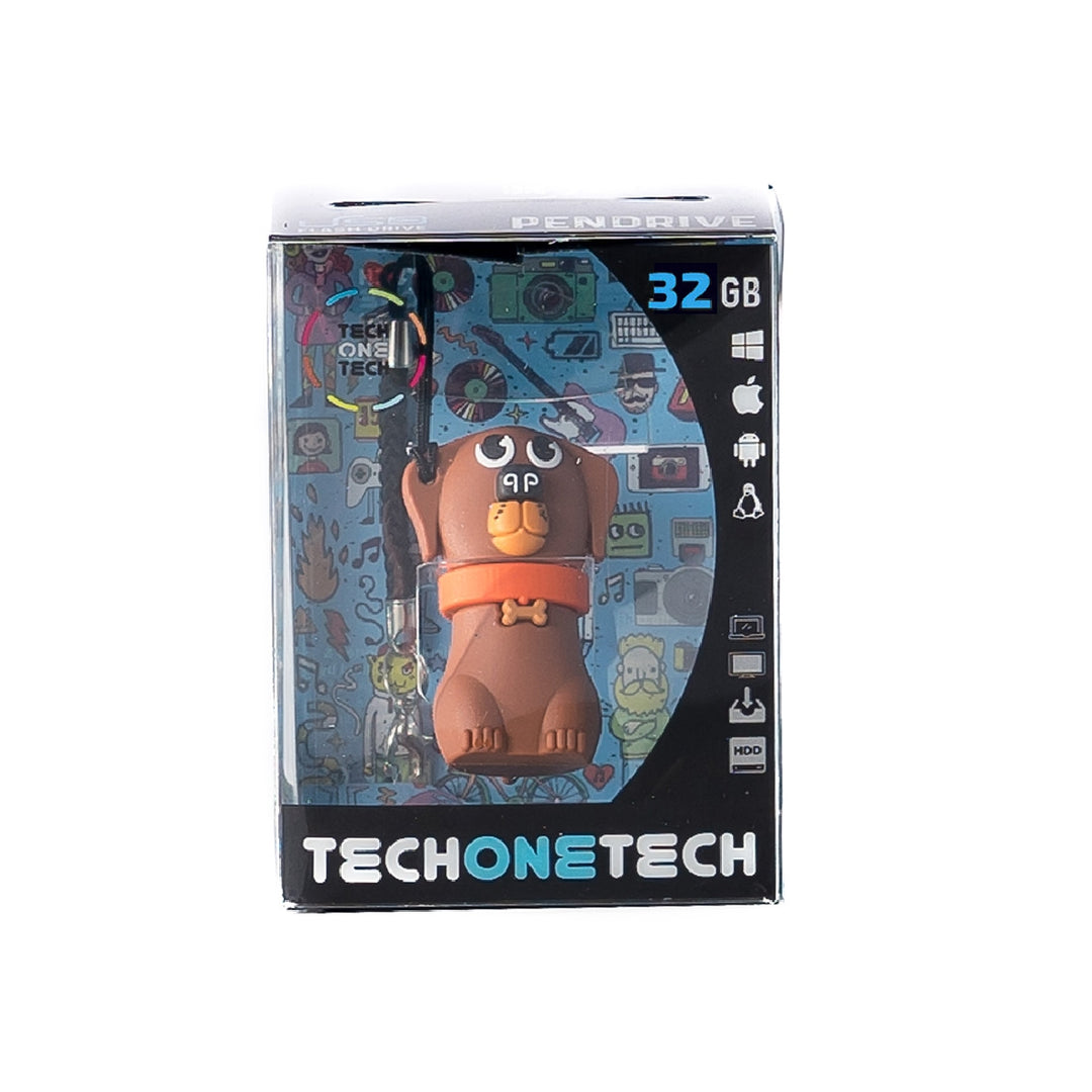 TECH ON TECH - Memoria Usb Tech ON Tech Dubby DU el Perro 32 GB