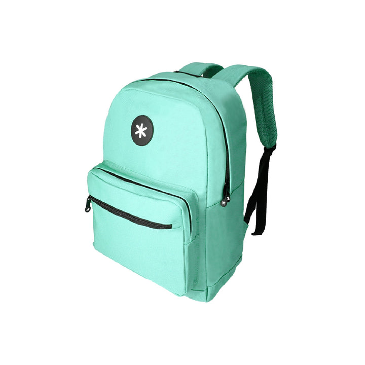 ANTARTIK - Cartera Antartik Mochila Con Asa y Bolsillo Frontal Concremallera Color Verde Menta 320x140x430 mm