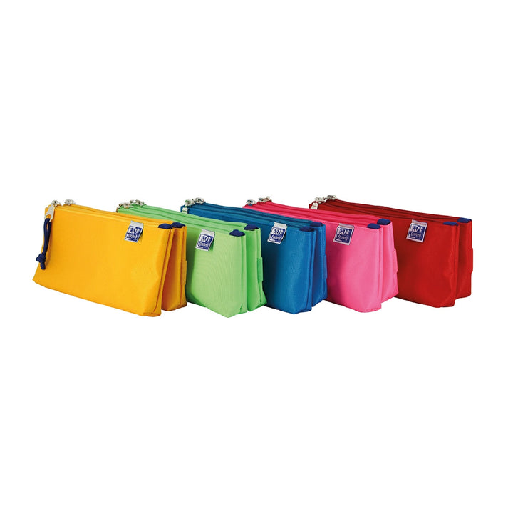 OXFORD - Bolso Escolar Portatodo Oxford Kangoo Kids Doble Colores Surtidos 220x50x100 mm