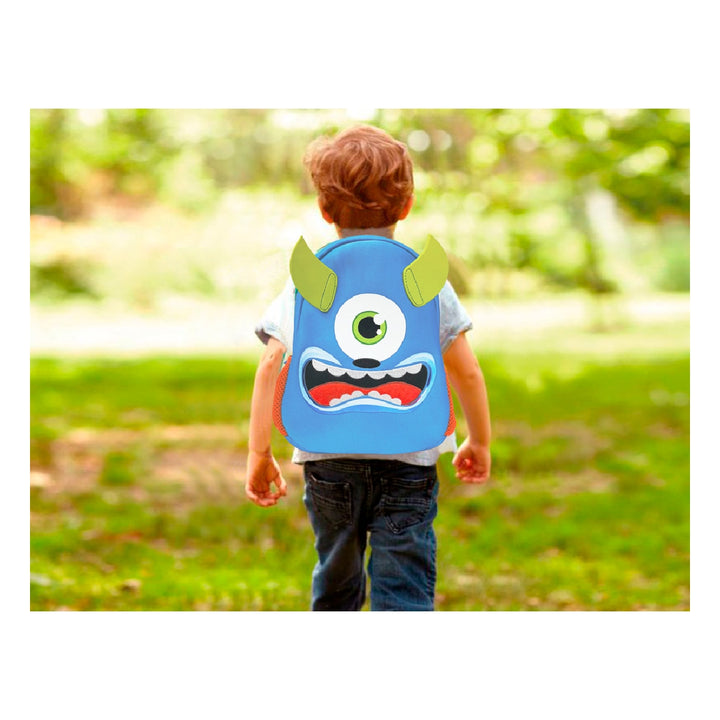 LIDERPAPEL - Cartera Escolar Liderpapel Mochila Infantil Neopreno Monstruo