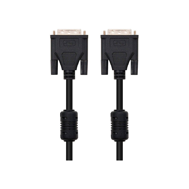 NANOCABLE - Cable Dvi Nanocable Dual Link 24+1/M-M Color Negro Longitud 1.8 M