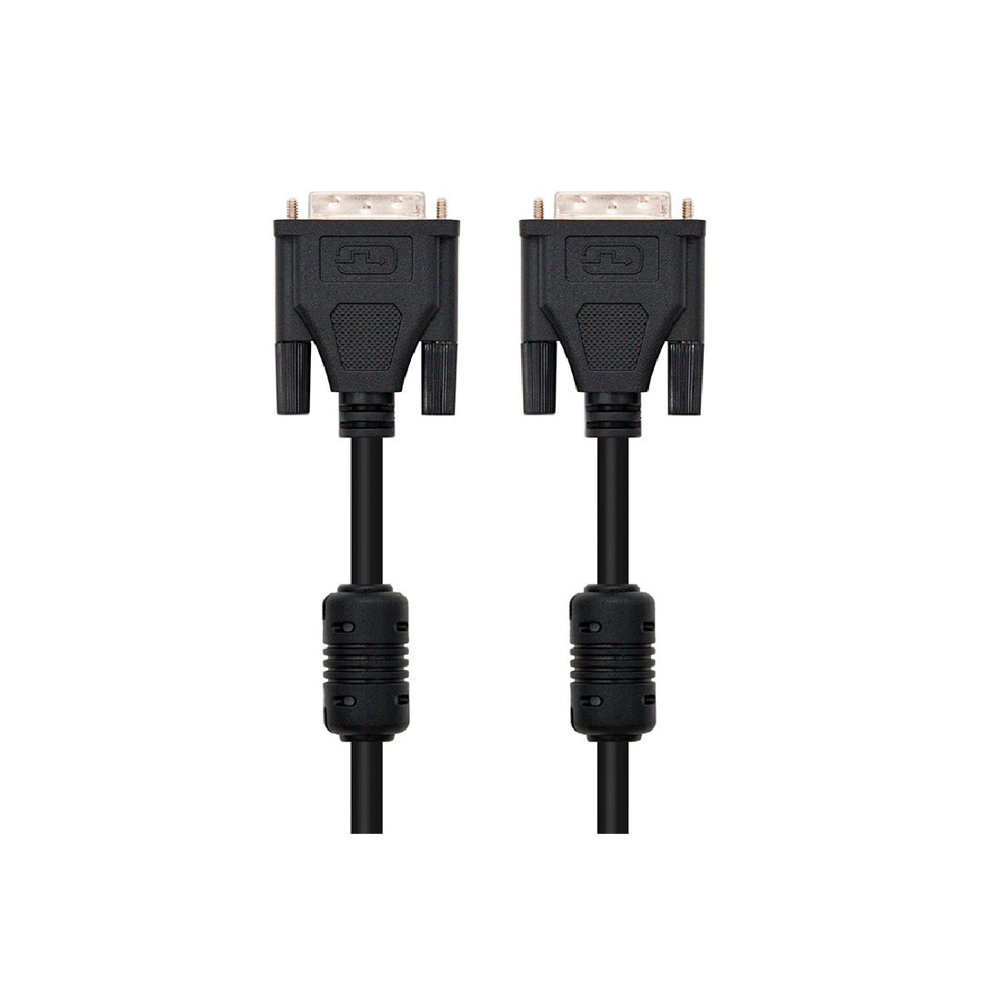 NANOCABLE - Cable Dvi Nanocable Dual Link 24+1/M-M Color Negro Longitud 5 M