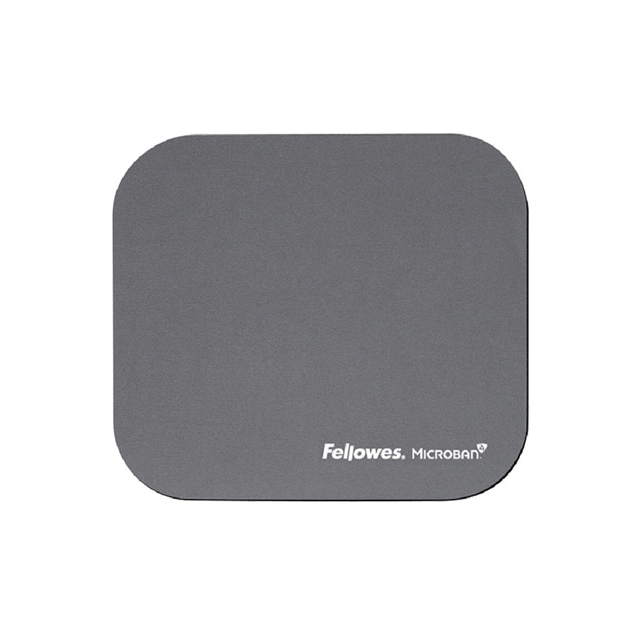 FELLOWES - Alfombrilla Para Raton Fellowes Con Proteccion Microban Color Gris 226x192x3 mm