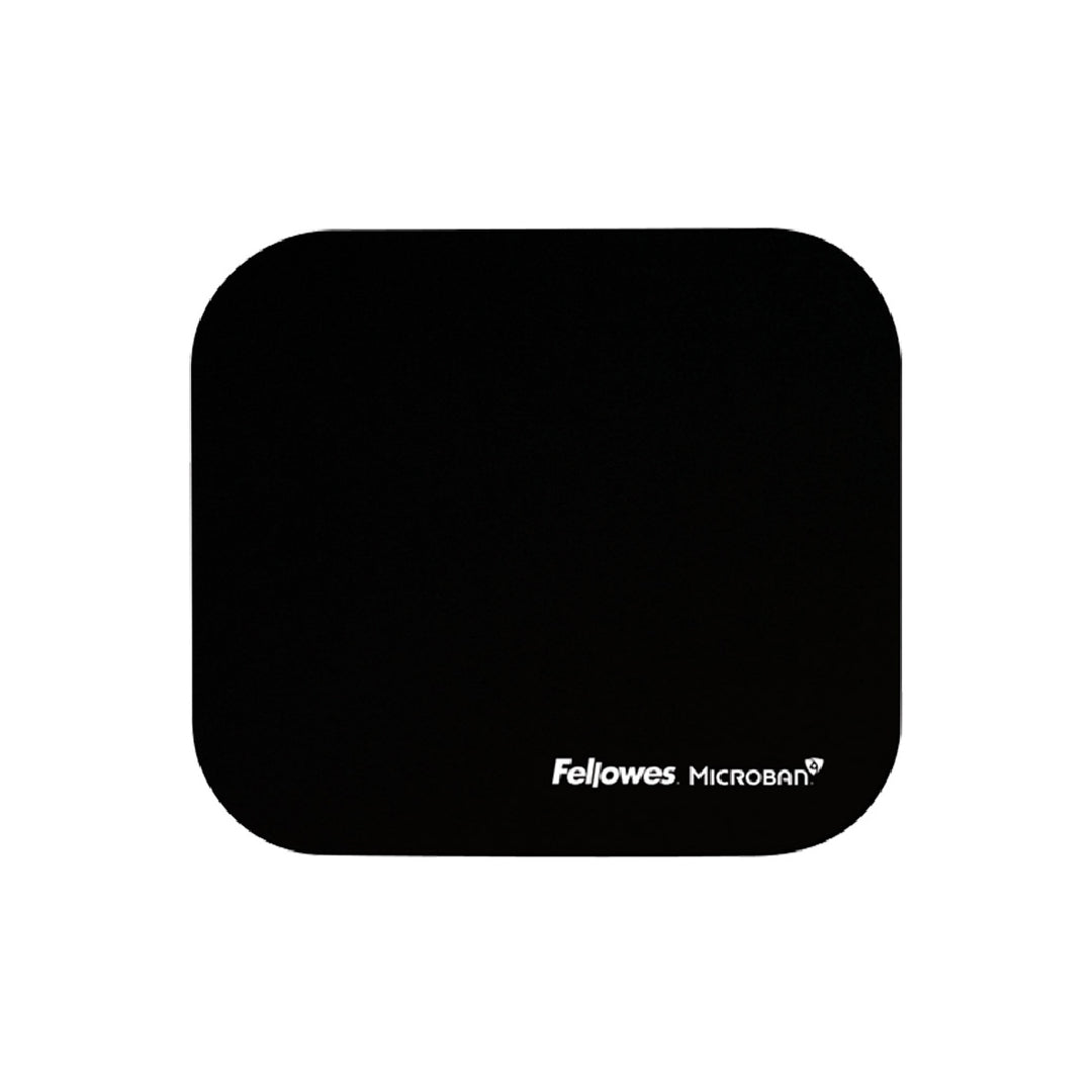 FELLOWES - Alfombrilla Para Raton Fellowes Con Proteccion Microban Color Negro 226x192x3 mm