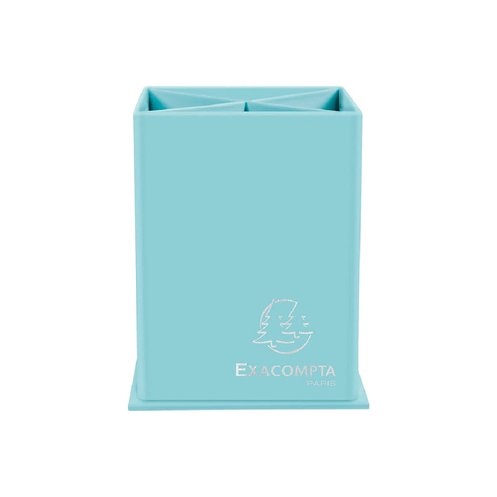 EXACOMPTA - Cubilete Portalapices Exacompta Aquarel Colores Pastel Opacos Carton Con 4 Compartimentos 85x110 mm