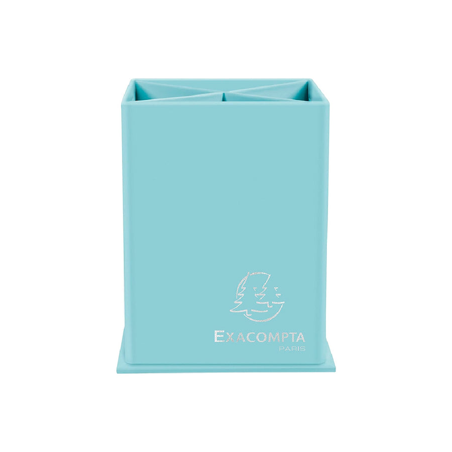 EXACOMPTA - Cubilete Portalapices Exacompta Aquarel Colores Pastel Opacos Carton Con 4 Compartimentos 85x110 mm