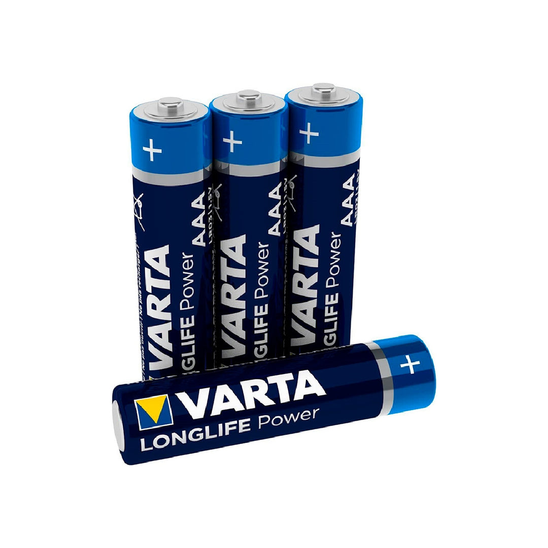 VARTA - Pila Varta Alcalina Longlife Power Aaa Tipo LR-03 Blister de 4 Unidades