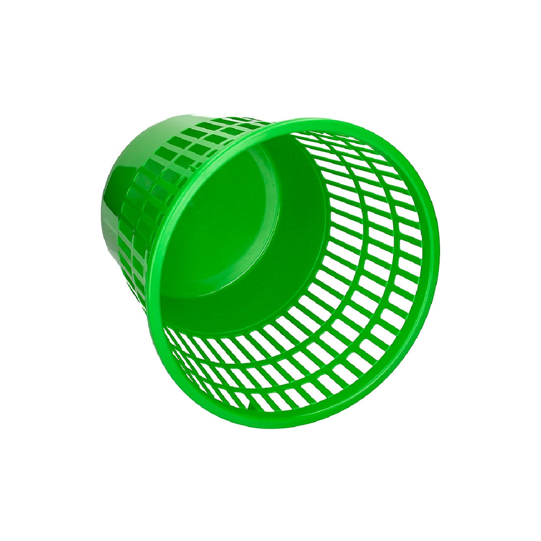 Q-CONNECT - Papelera Plastico Q-Connect 15 Litros Rejilla Color Verde 285x290 mm