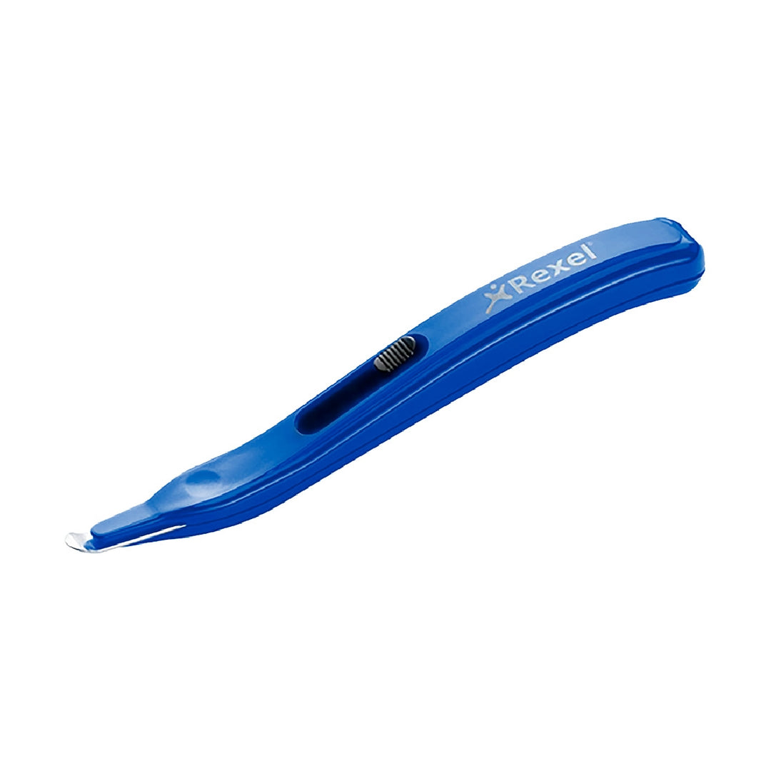 REXEL - Extraegrapas Rexel Extrac-IT Magnetico Pinza Color Azul