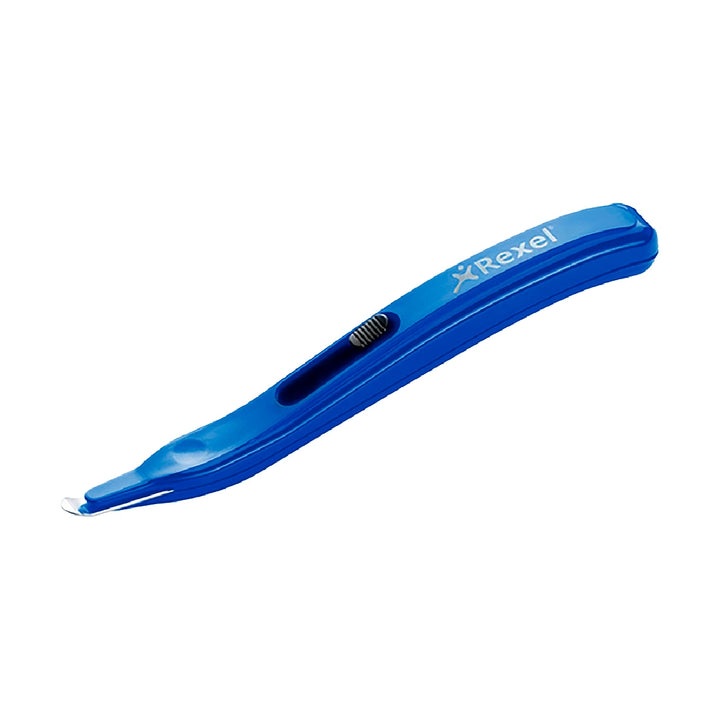 REXEL - Extraegrapas Rexel Extrac-IT Magnetico Pinza Color Azul